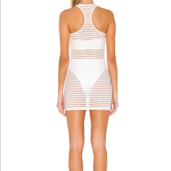 White Superdown Sheer Coverup - Picture 2 of 10